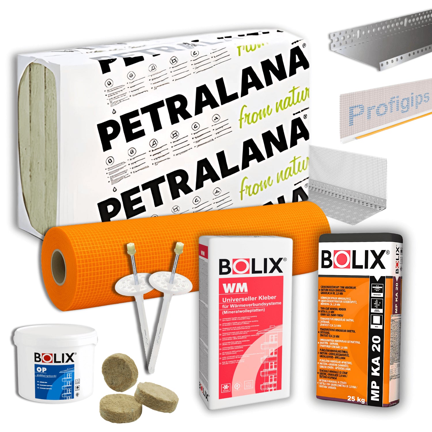 WDVS Steinwolle 034 XXL-Paket – A1 Fassadendämmung 200–400 m² | ETA-geprüft - EasyBaushop