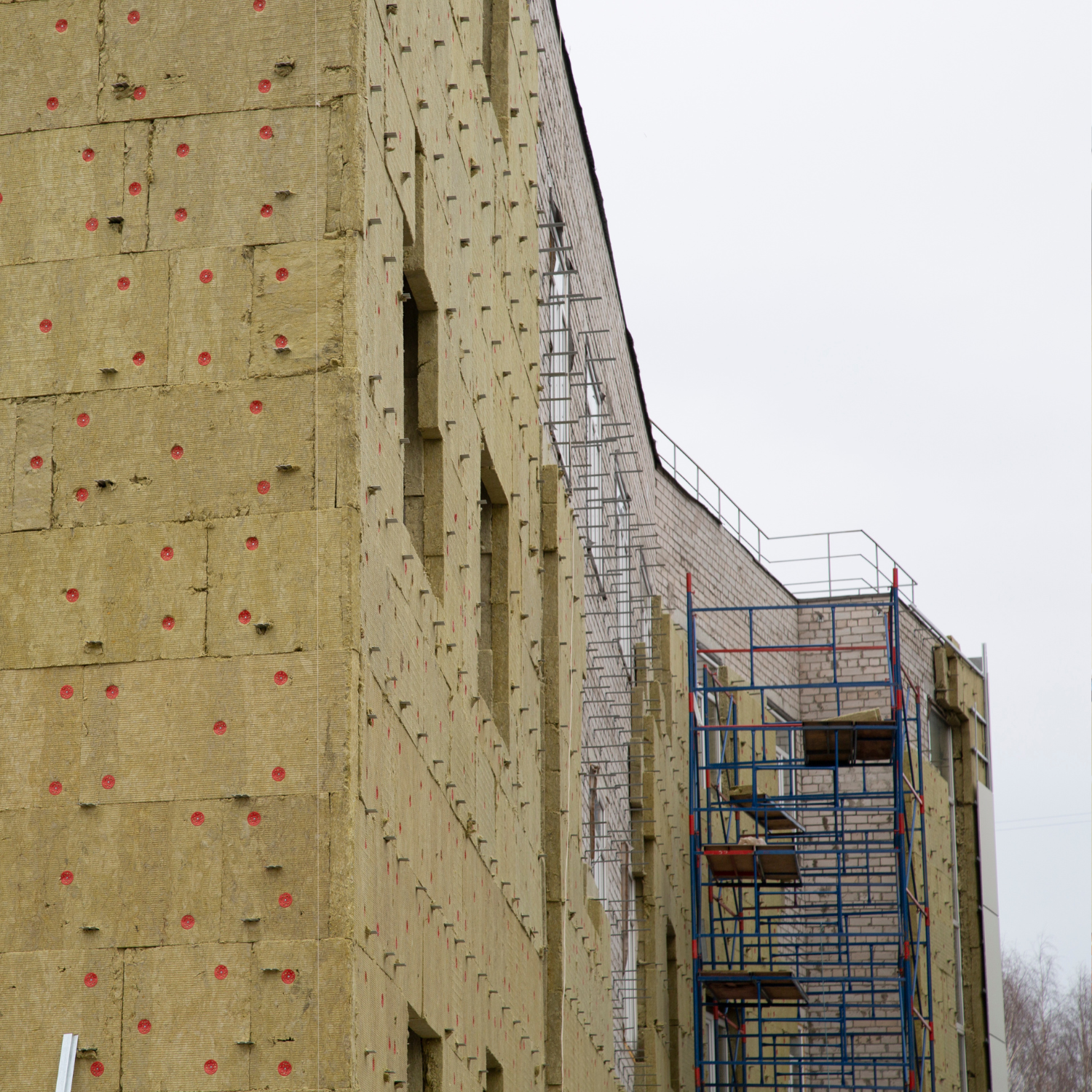 WDVS Komplettpaket Steinwolle 035 mit Silikonputz