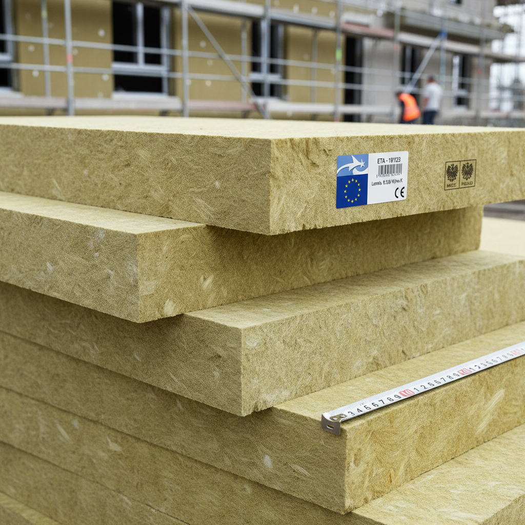 Steinwolle Fassade WDVS kaufen | MW 034 aus Polen