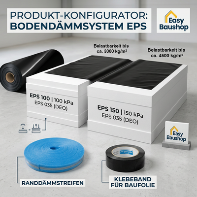 Bodendämmung EPS 035 | EPS 100 | EPS 150
