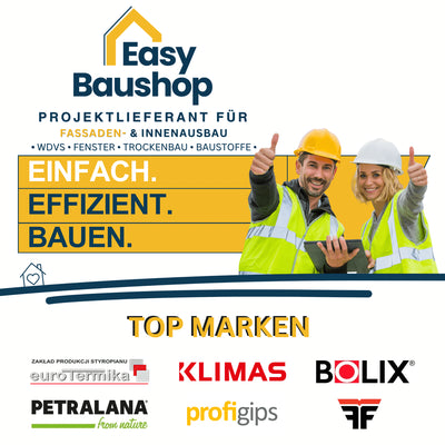 WDVS Steinwolle 034 XXL-Paket – A1 Fassadendämmung 200–400 m² | ETA-geprüft - EasyBaushop