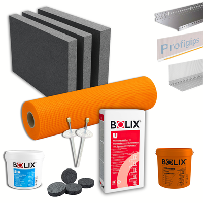 WDVS Komplettpaket EPS 032 mit Silikonputz 2 mm